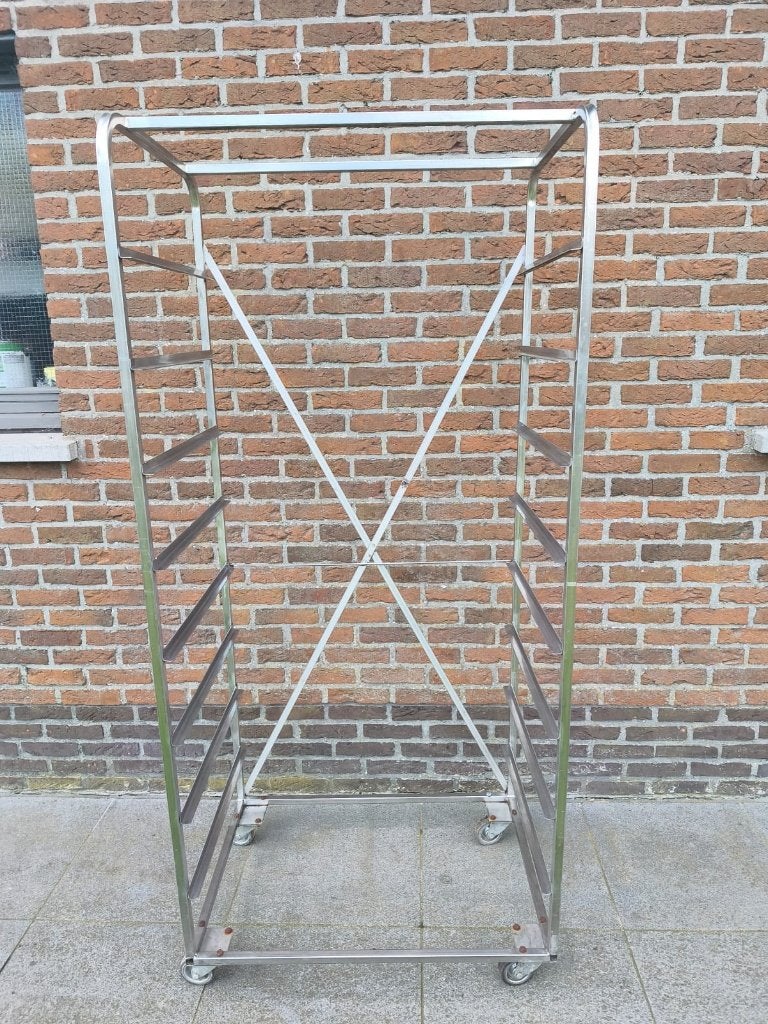 Regaalwagen bakkerij (2x), Ophalen, Gebruikt, Bakkerij en Slagerij