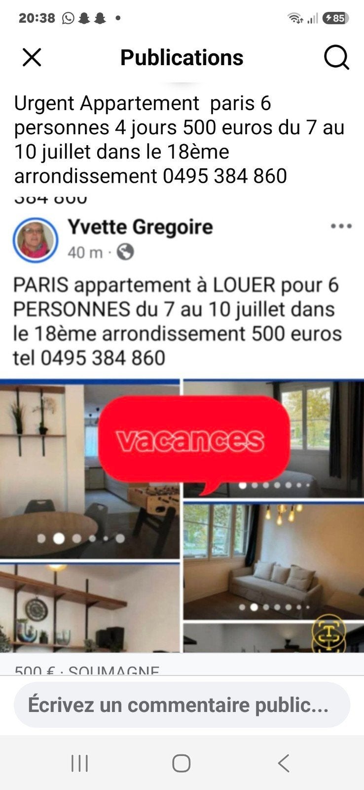 Vacances Paris, Tickets & Billets