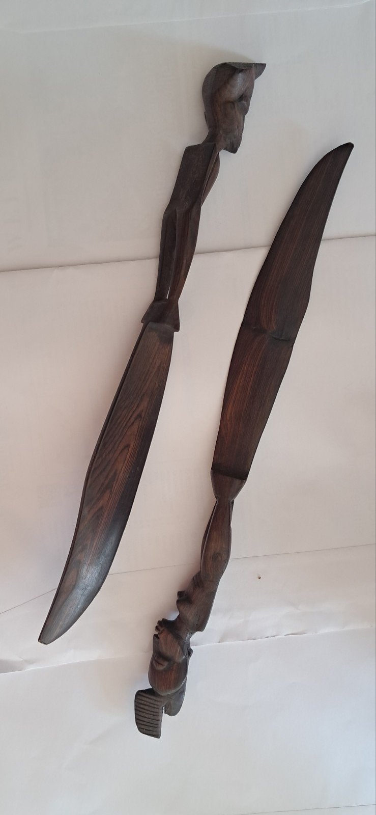 2 Afrikaanse kunstvoorwerpen, Antiek en Kunst, Ophalen