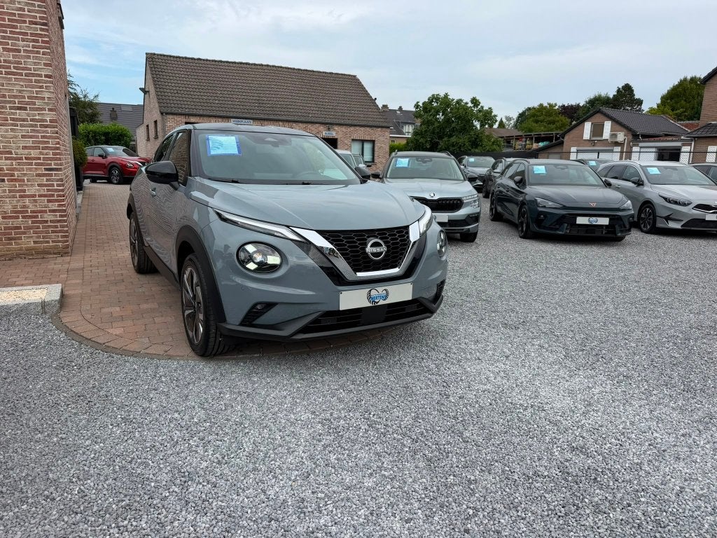 Nissan Juke 1.0 DIG-T DCT N-Connecta + COLD/PACK BI-TONE, Automaat, Leder en Stof, Bedrijf, 5 zetels
