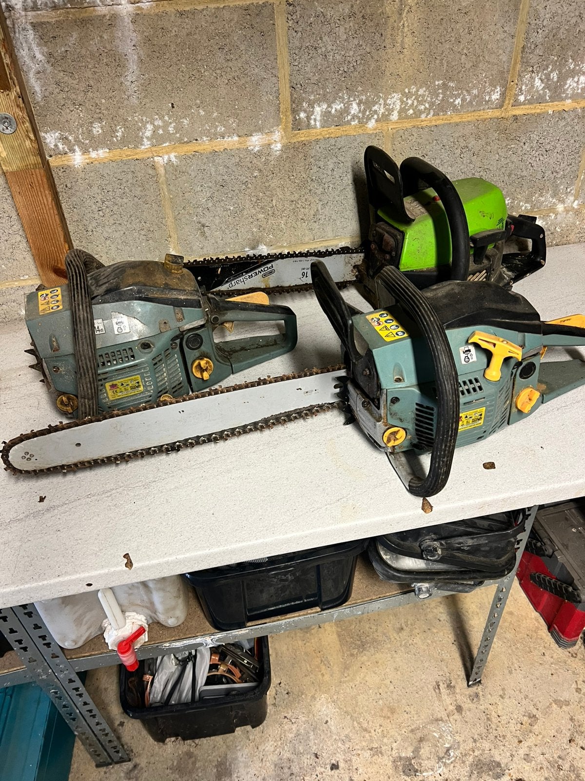 Tronçonneuse, Doe-het-zelf en Bouw, Gereedschap | Zaagmachines, Ophalen, Zo goed als nieuw, Kettingzaag