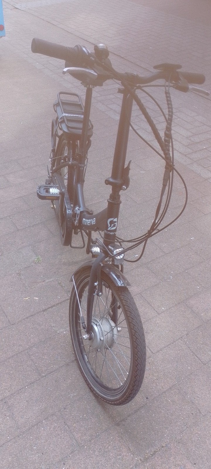 Electrische vouwfiets Minerva, Fietsen en Brommers, Elektrische fietsen, Ophalen, Zo goed als nieuw, 50 km per accu of meer, Overige merken