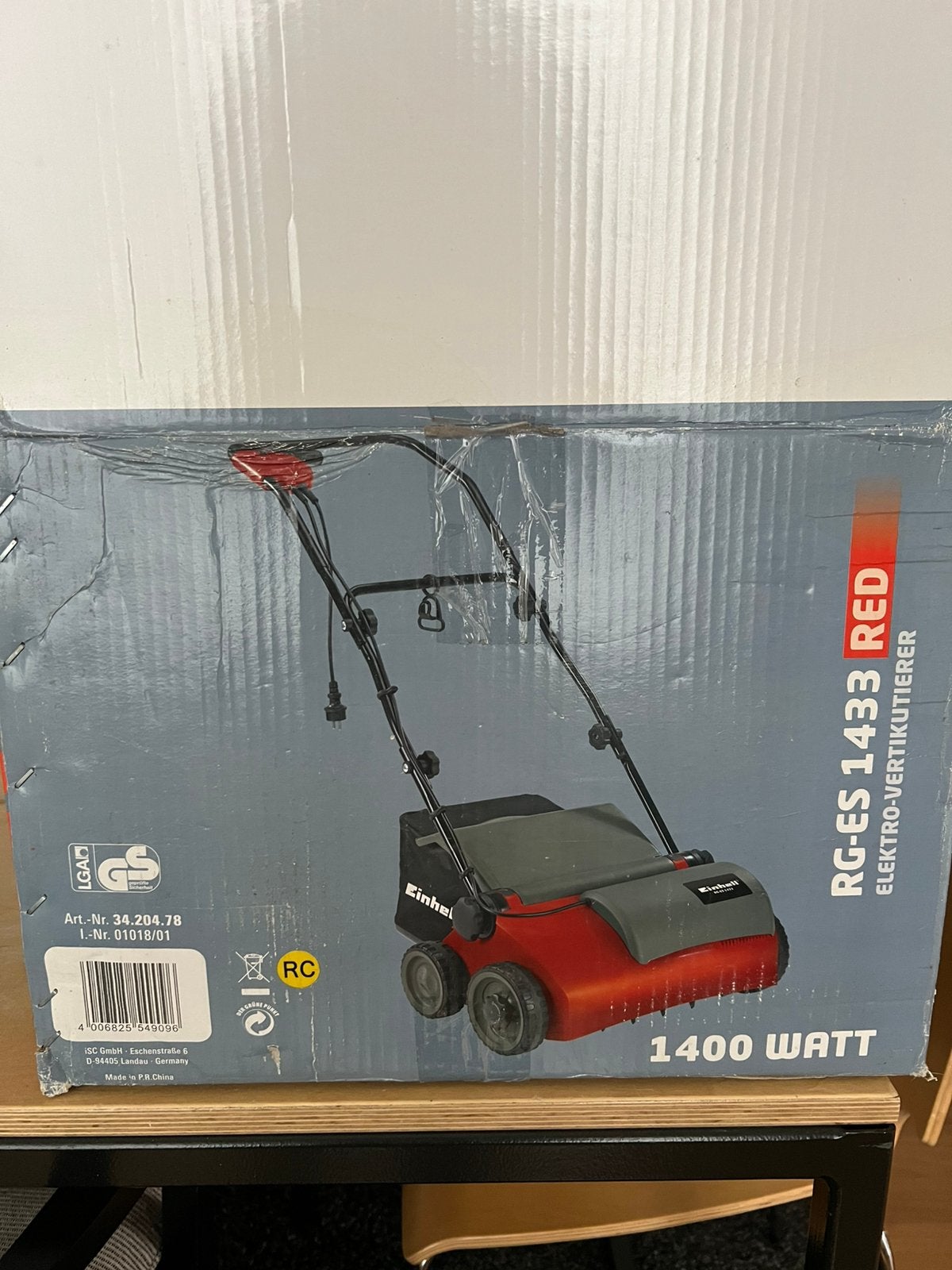 Verticuteermachine Einhell 1400 Watt, Enlèvement, Comme neuf