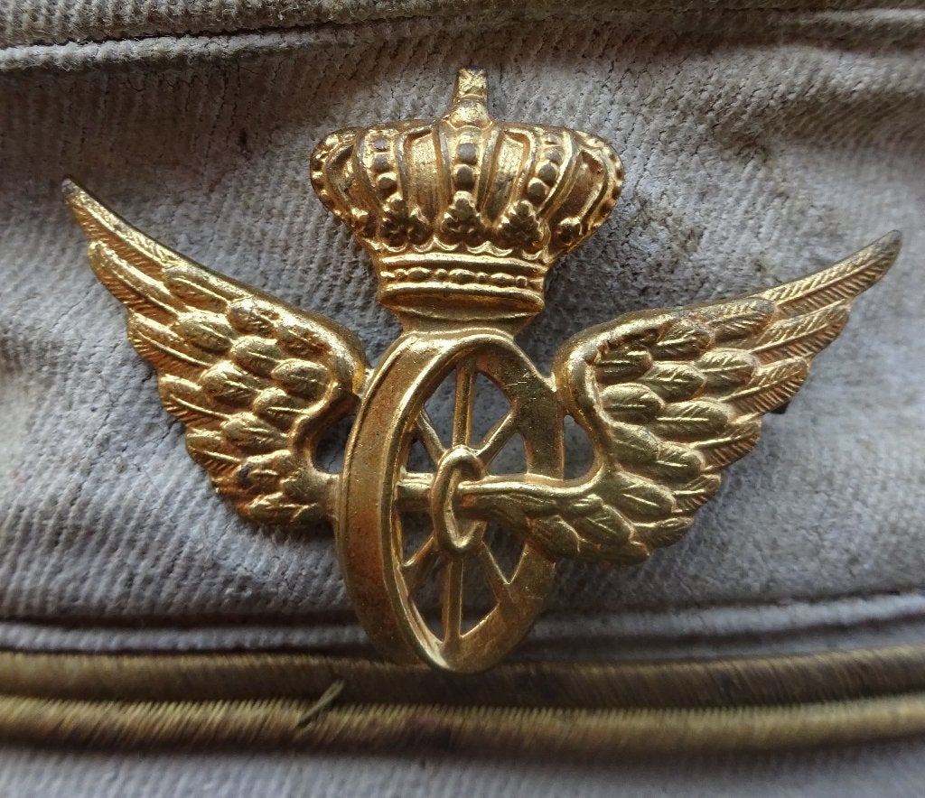 CONGO BELGE: CHEMINS DE FER - KEPI DE CHEF DE SV INDIGENE, Collections, Trains & Trams, Envoi, Utilisé, Train, Autres types