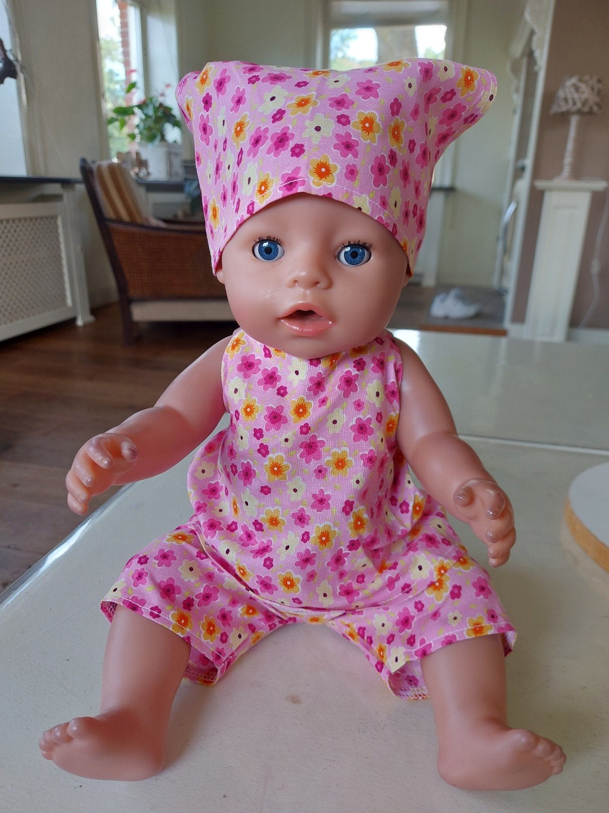 3 delig zomer bloempjes set baby born pop 43cm nieuw, Ophalen of Verzenden, Nieuw, Babypop