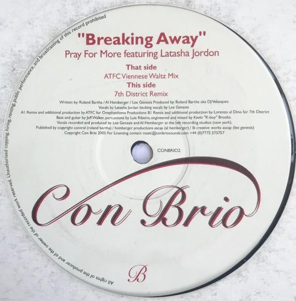 Priez pour plus d'exploit Latasha Jordon* — Breaking Away, Enlèvement ou Envoi, Comme neuf