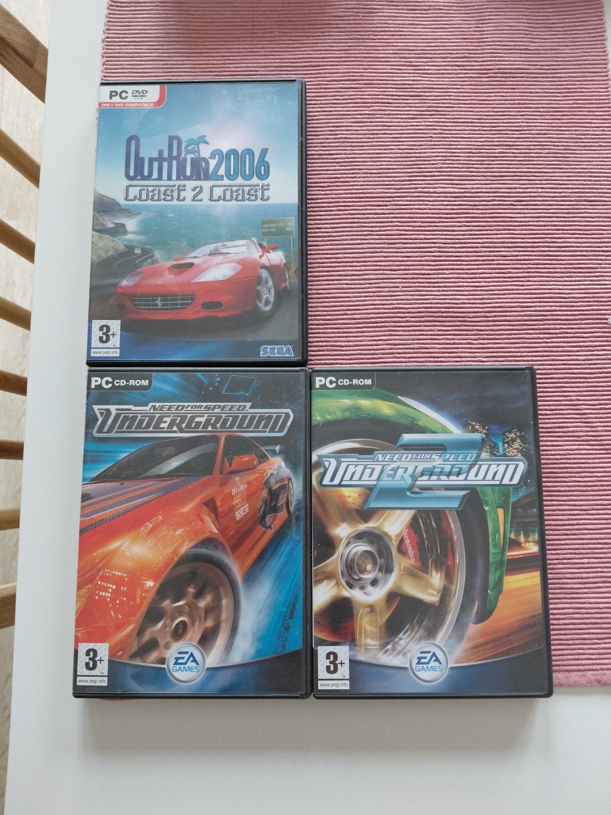 Retro PC race games, Ophalen of Verzenden, Gebruikt