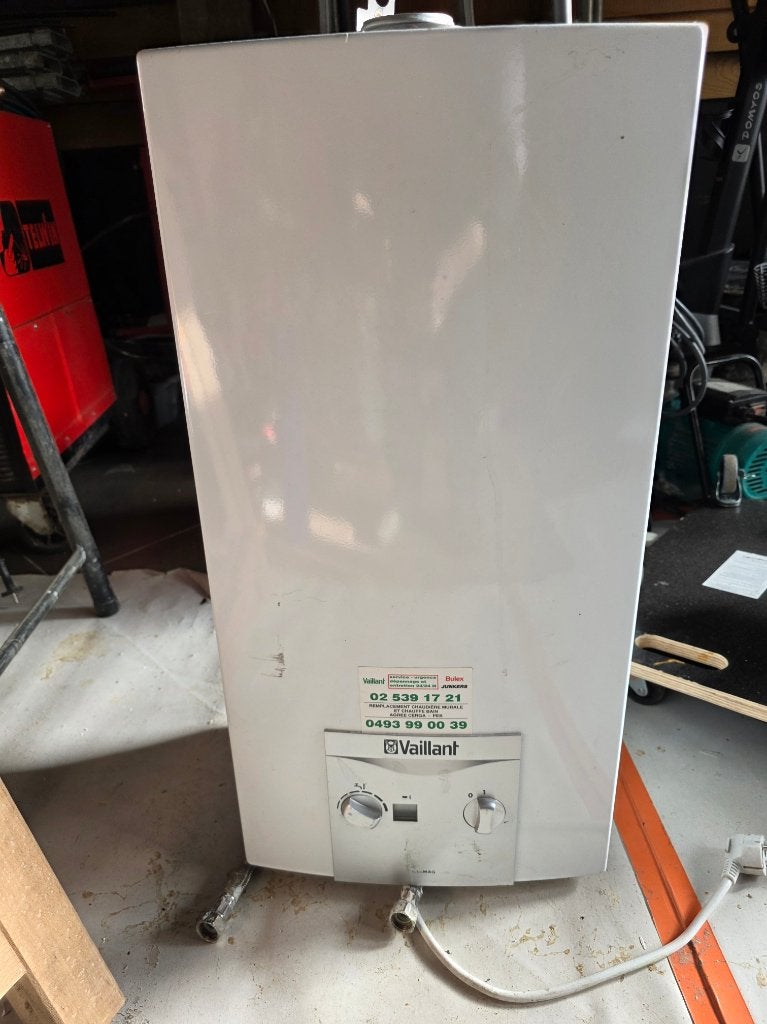 Chauffe-eau gaz Vaillant TurboMAG ventouse, Bricolage & Construction, Chauffe-eau, Enlèvement, Utilisé, Inconnu