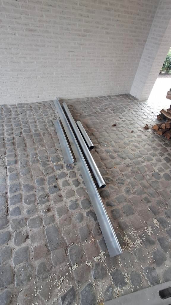 Zinkzn regenpijp + zinken dakrand, Doe-het-zelf en Bouw, Ophalen