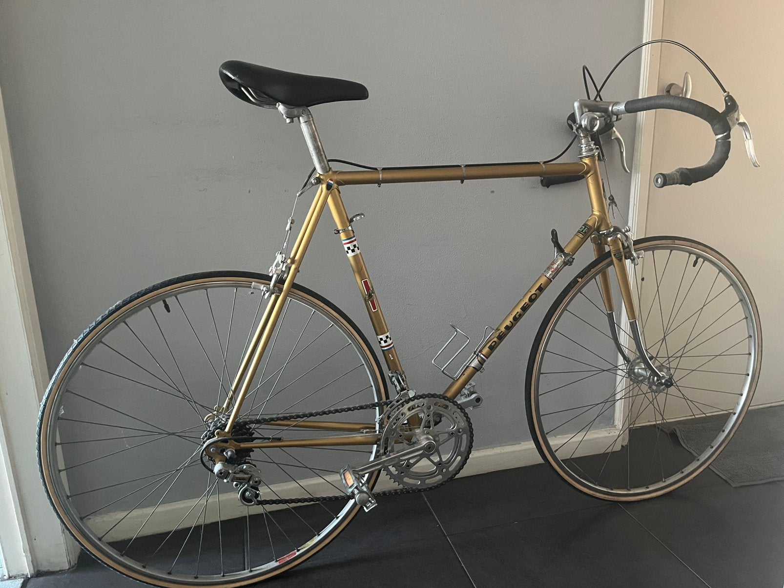 Velo Peugeot Vintage, Vélos & Vélomoteurs, 55 à 59 cm, Enlèvement, Frein sur jante