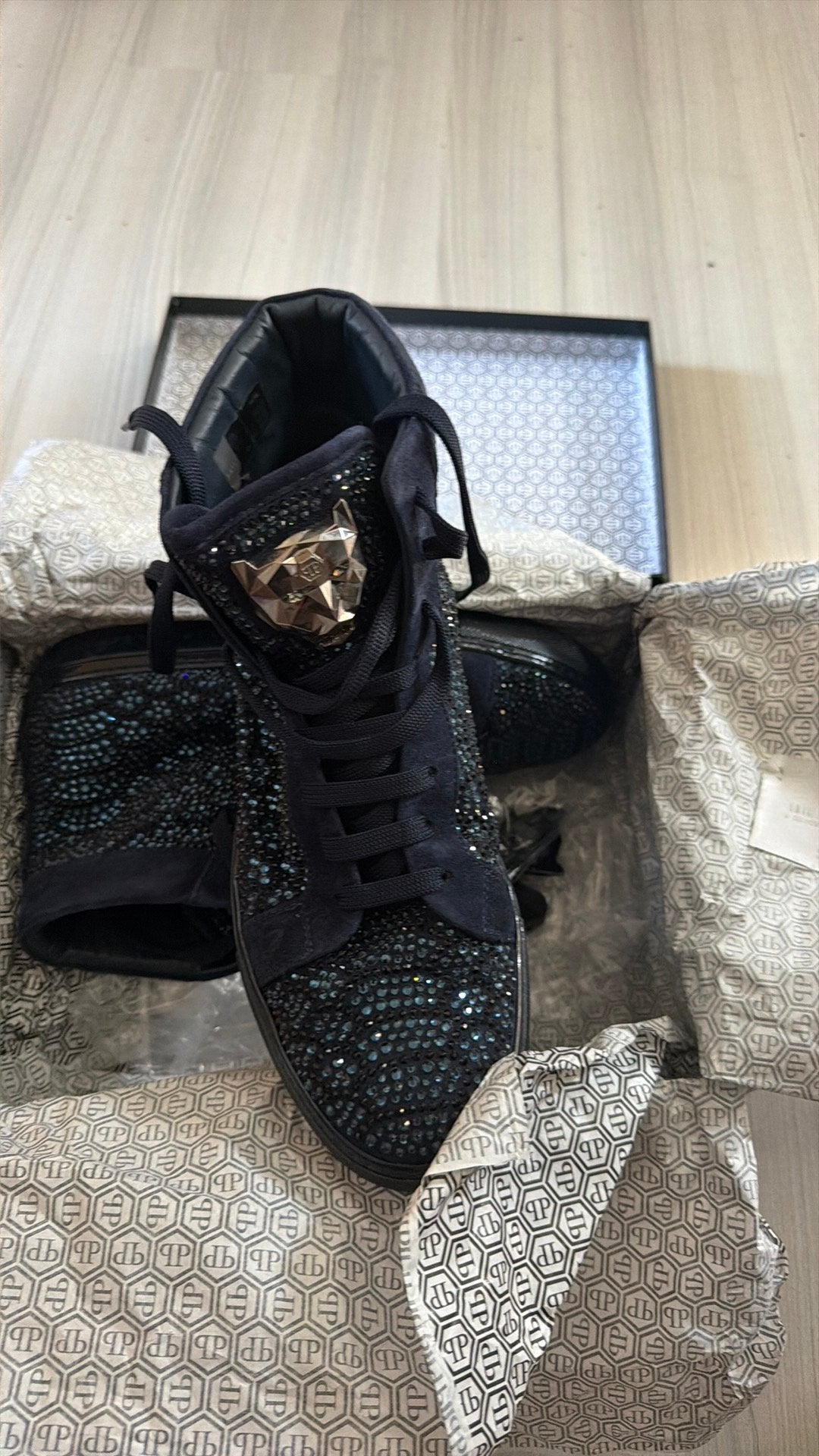 Shoes philipp plein - 42 hi top sneaker, Kleding | Heren, Ophalen of Verzenden, Zo goed als nieuw
