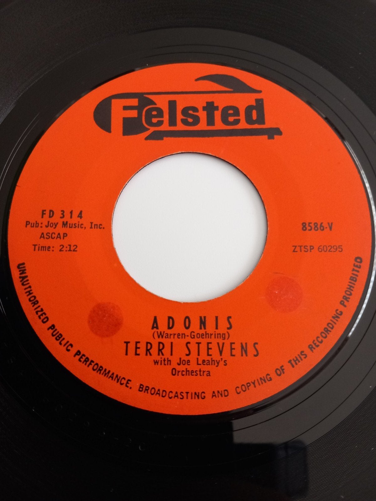 TERRI STEVENS.  ADONIS . 60S OLDIES USA 45T
