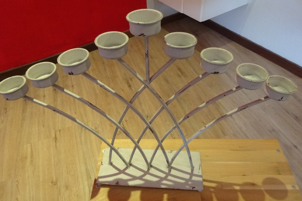 kandelaar, Ophalen, Gebruikt, 39 cm, Metaal