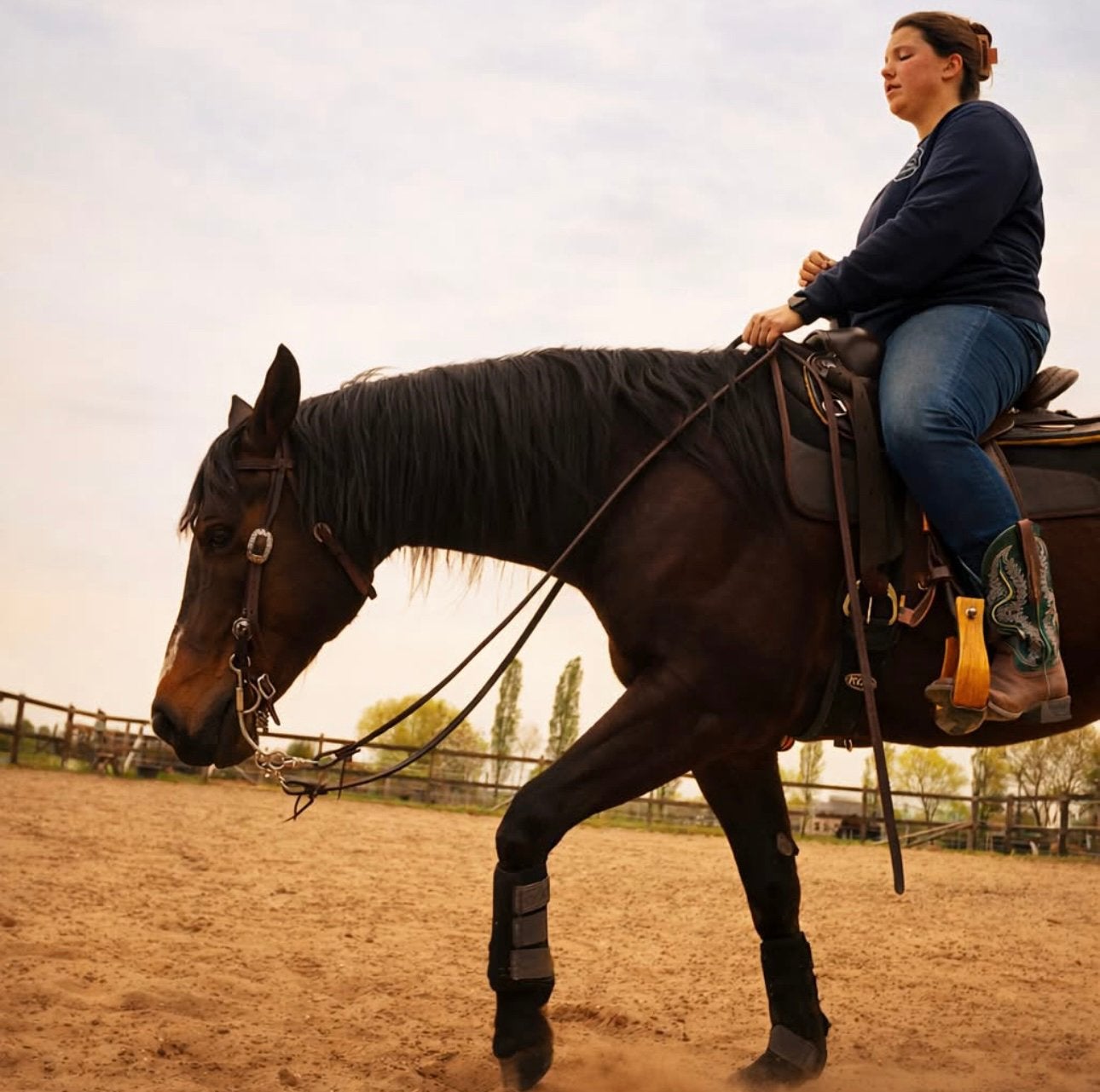 Zadelmaktraining en doorrijden van paarden, Zadelmak