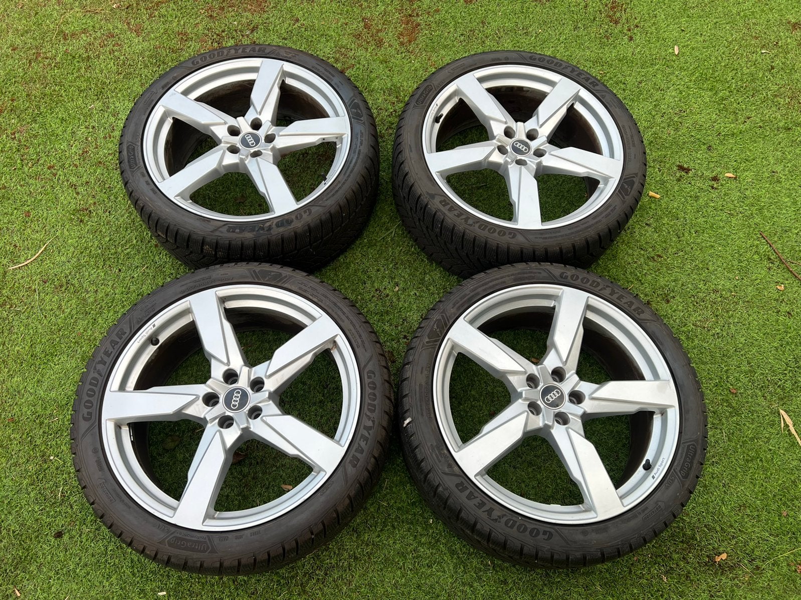 21 inch Q5 SQ5 Velgen met Goodyear Banden, Neuf, Pneus et Jantes, 255 mm, Enlèvement ou Envoi