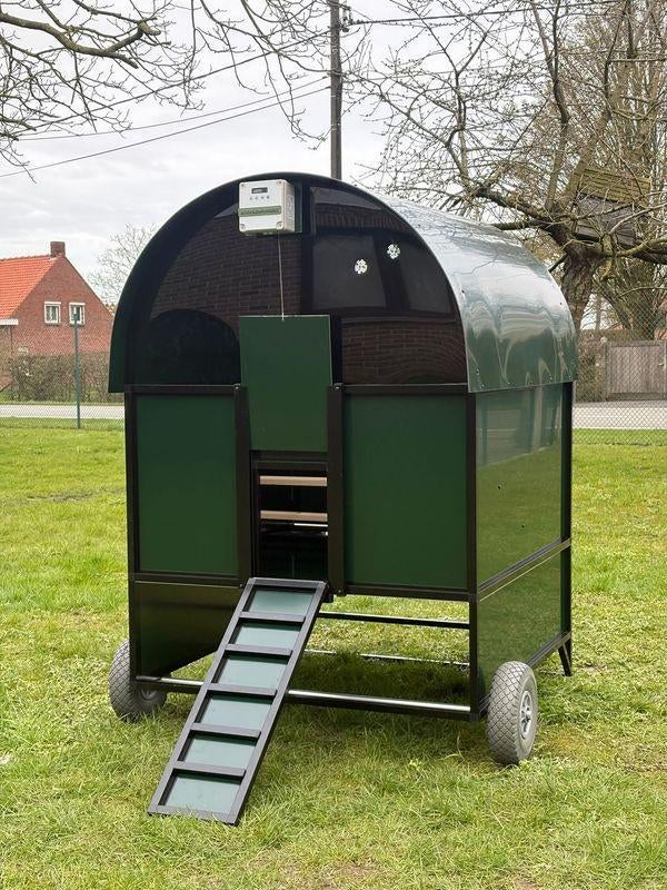 kippenhok Calimero HOOG groen large, Dieren en Toebehoren, Pluimvee | Toebehoren, Ophalen