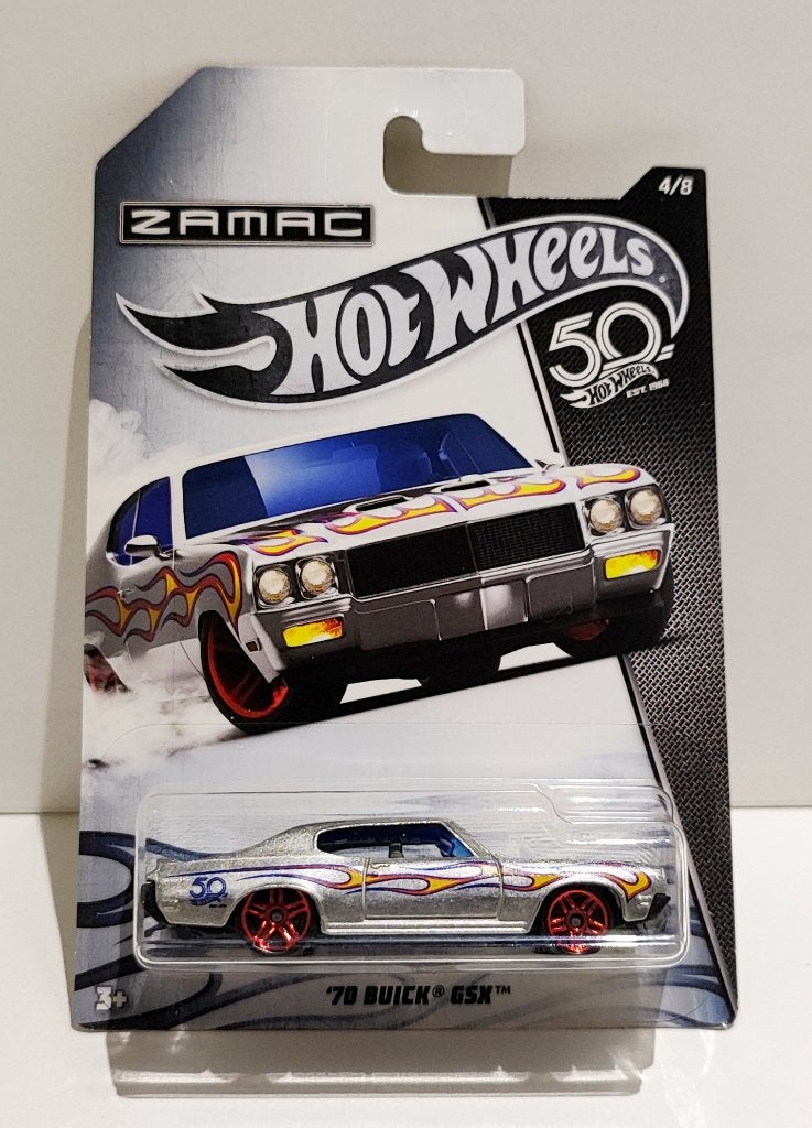 Hot Wheels ´70 Buick GSX Zamac 50th Anniversary (2017), Ophalen of Verzenden