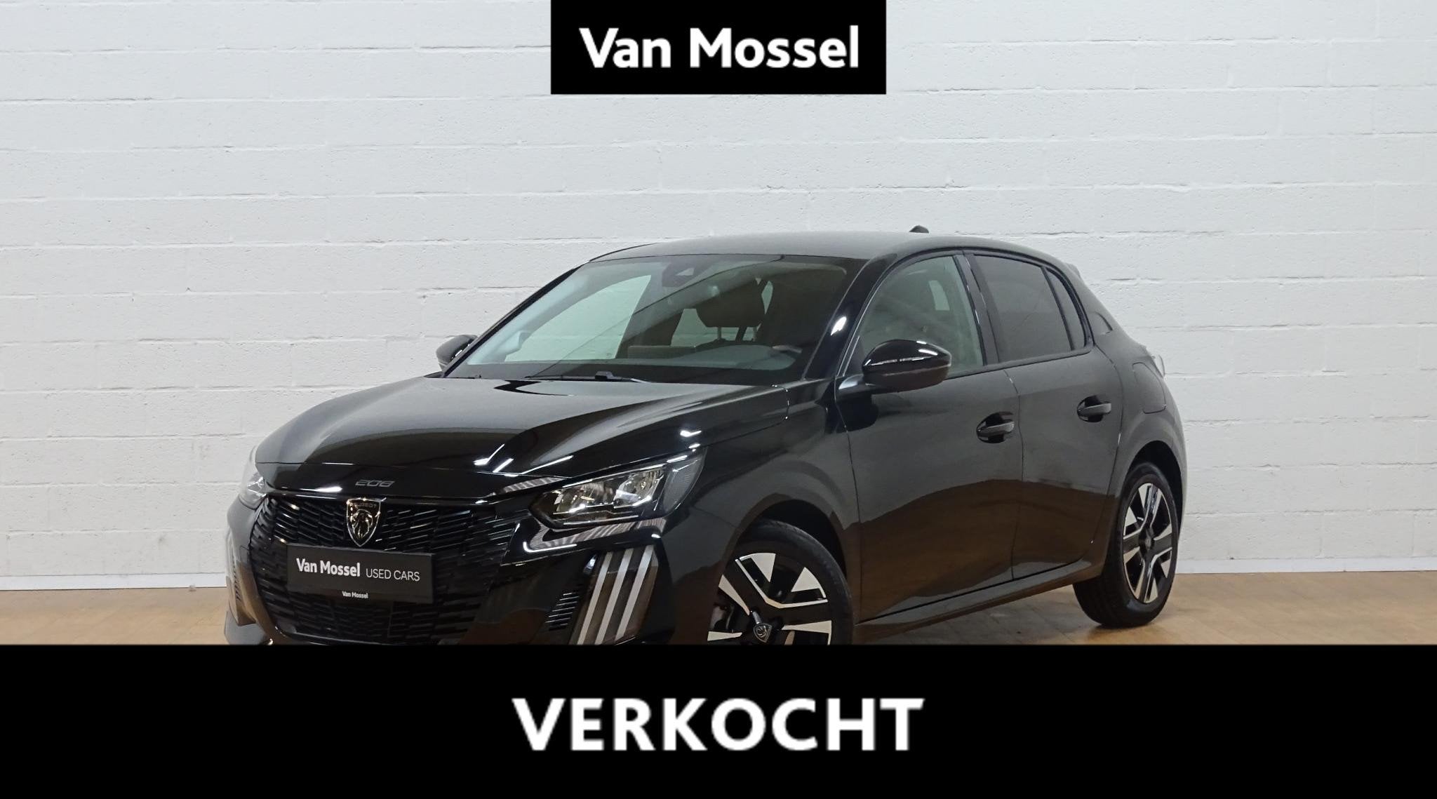 Peugeot 208 1.2T Allure +gps+camera+park pilot verwacht, Achat, Entreprise, Boîte manuelle, Noir