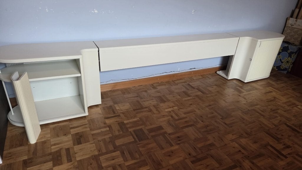 Achterwand wit Auping Auronde voor bed 160cm, Maison & Meubles, Tour de lit, Enlèvement, Utilisé, Auping