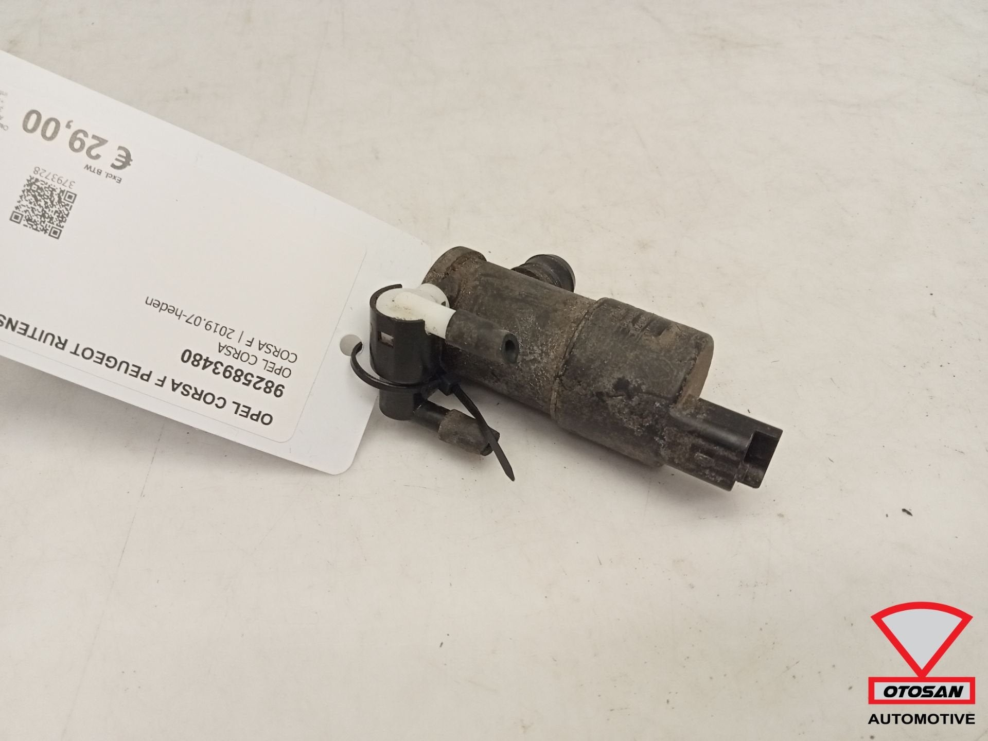 Opel Corsa F Peugeot Ruitensproeierpomp 9825893480, Gebruikt, Opel Automobile GmbH, Kontakt@opel-infoservice.de, Opel