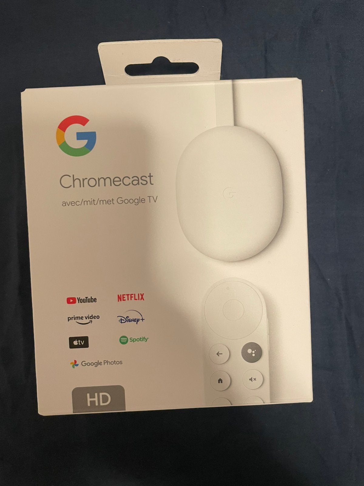 Google Chromecast met Google TV - HD - Wit, TV, Hi-fi & Vidéo, Accessoires de télévision, Comme neuf, Enlèvement ou Envoi
