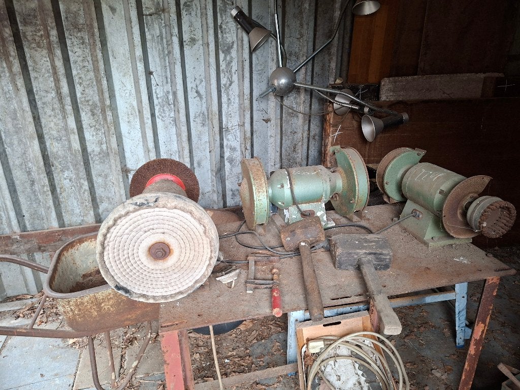 Dubbele slijpmolen, Doe-het-zelf en Bouw, Gereedschap | Slijpmachines, Ophalen, Gebruikt