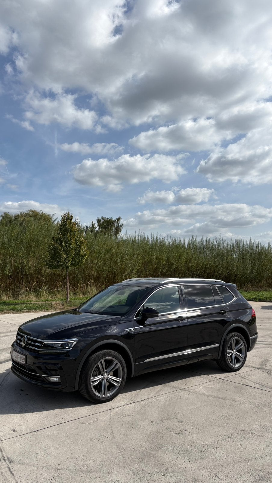 Volkswagen tiguan allspace 4 motion 2.0TDi 190pk, Auto's, Automaat, Parkeerassistent, Zwart, Leder