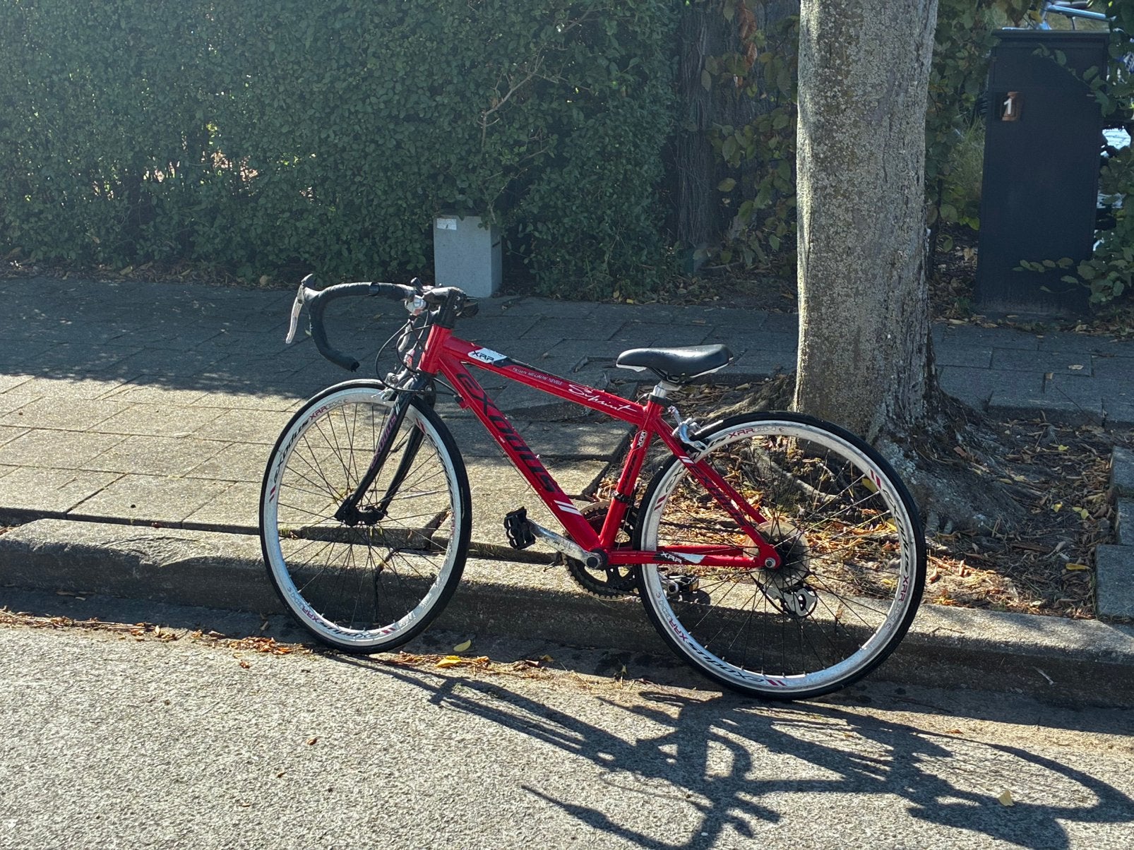 Kinderkoersfiets rood exodus 22’, Fietsen en Brommers, Ophalen, Gebruikt, Aluminium, Heren