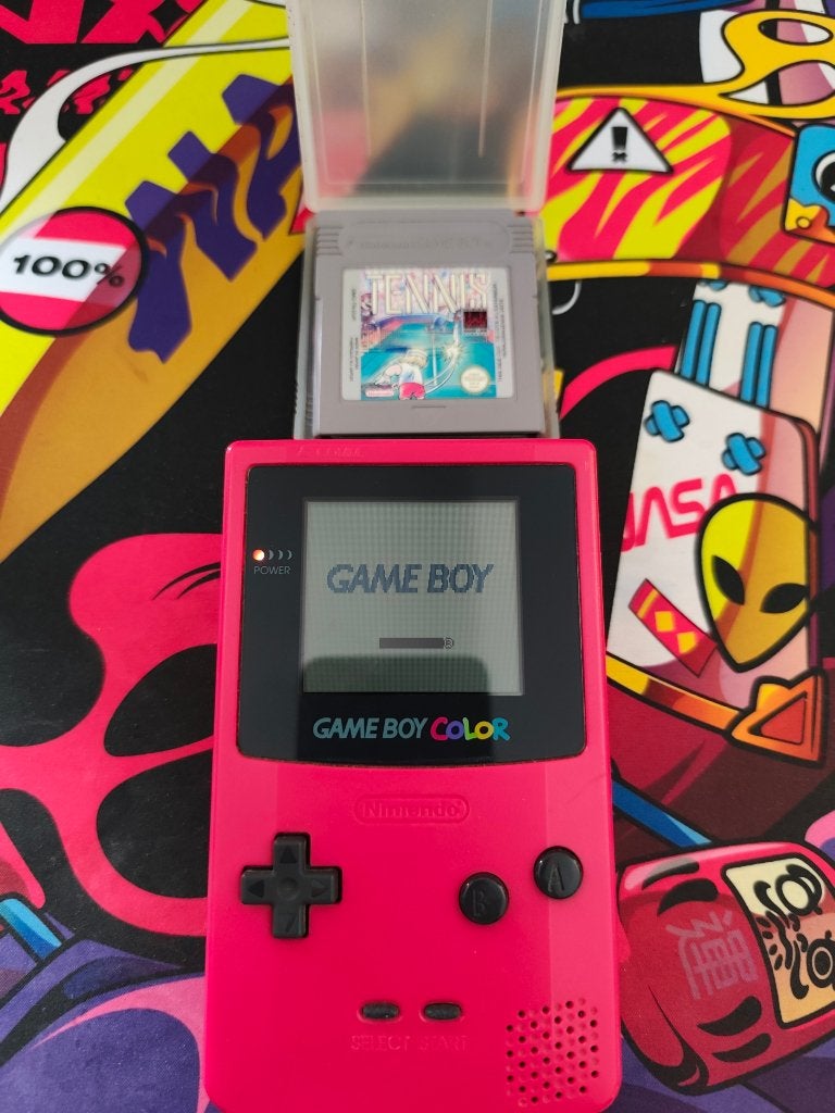Game Boy Color 'Berry', Games en Spelcomputers, Spelcomputers | Nintendo Game Boy, Ophalen, Gebruikt, Game Boy Color, Met games