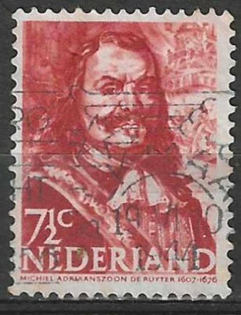 Pays-Bas 1943-1944 - Yvert 402 - Amiral de Ruyter (ST), Timbres & Monnaies, Timbres | Pays-Bas, Envoi, Affranchi