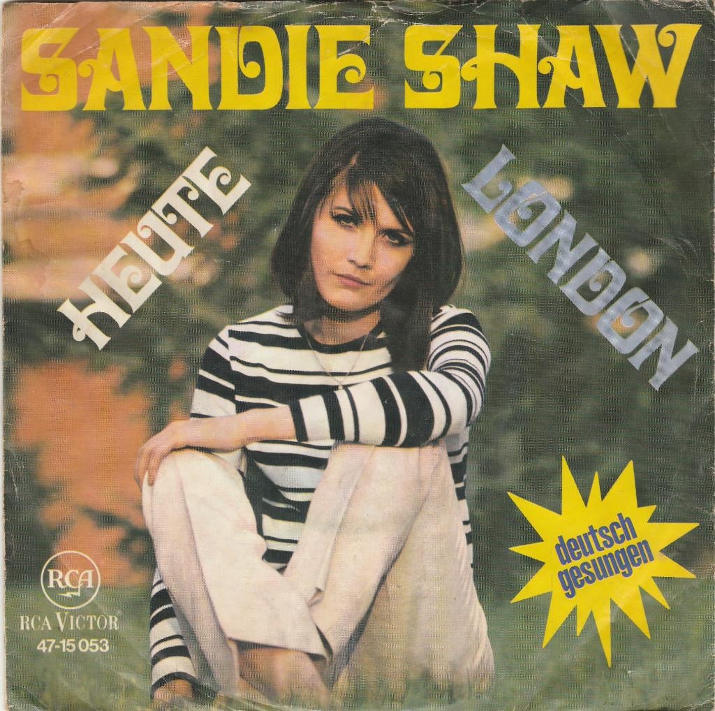 45T: Sandie Shaw: Heute      Pop, Gebruikt, 7 inch, Single, Ophalen of Verzenden