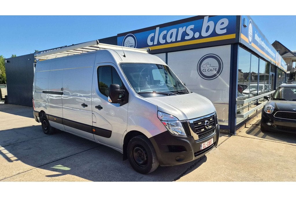 Nissan NV400 2.3dCi/L3H2/Navi/Cc/Trekhaak/Dakdrager/12314Ex, Auto's, 100 kW, Stof, Gebruikt, Overige kleuren