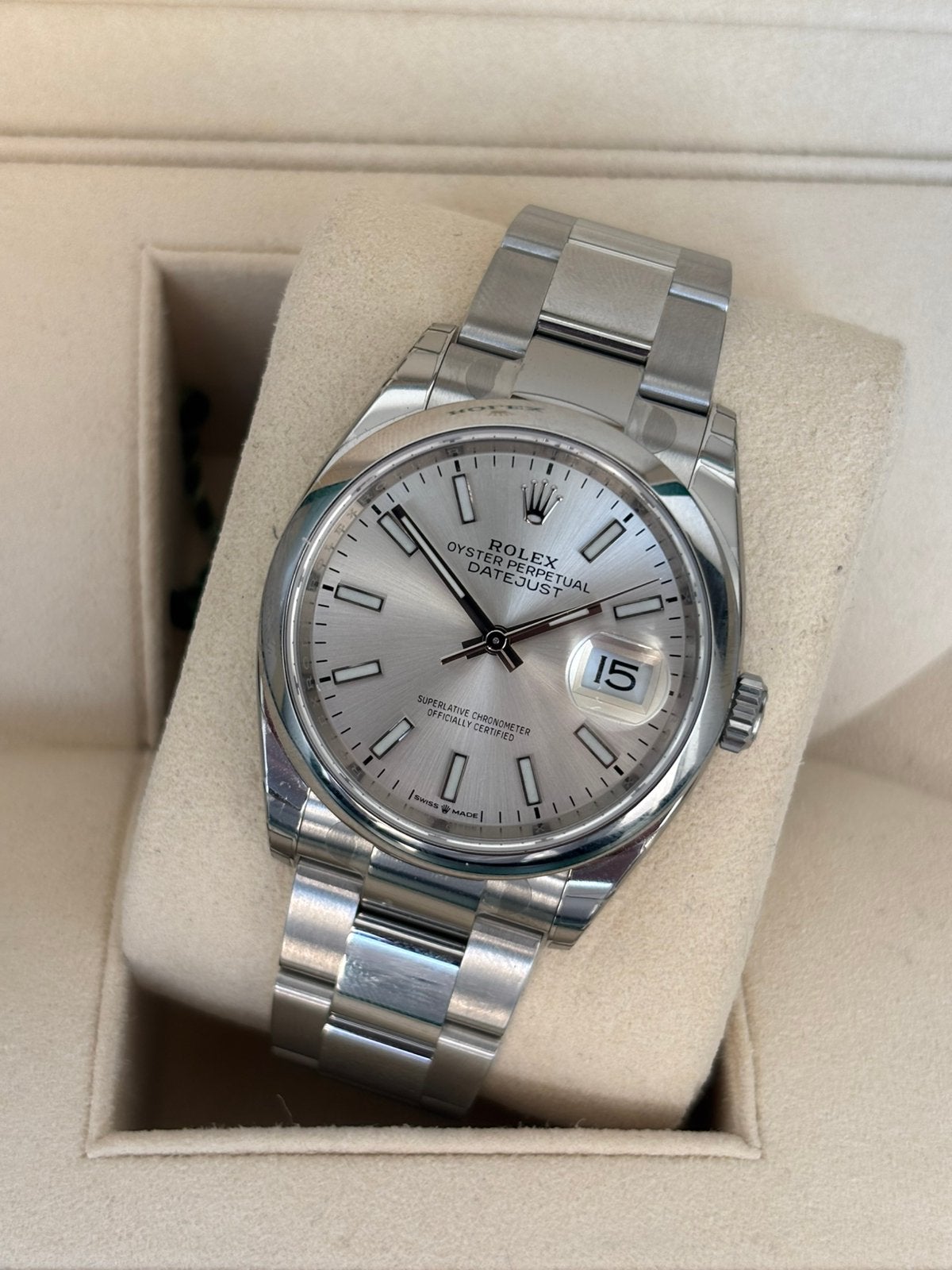 Rolex Datejust 36 Rolex Datejust 36 Réf. 126200 — Argent, Enlèvement ou Envoi, Neuf, Rolex