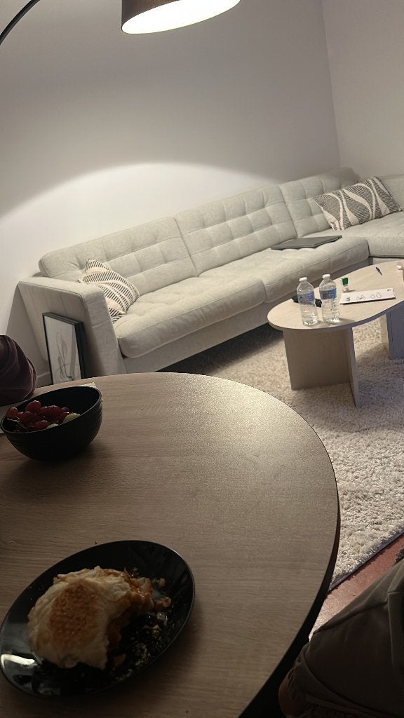 Hoekzetel ikea, Maison & Meubles, Canapés | Salons, Utilisé, Banc d'angle, Quatre personnes ou plus, Tissus, Enlèvement