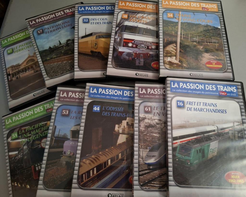 Lot 41 x DVD - La Passion Des Trains, Ophalen of Verzenden, Gebruikt