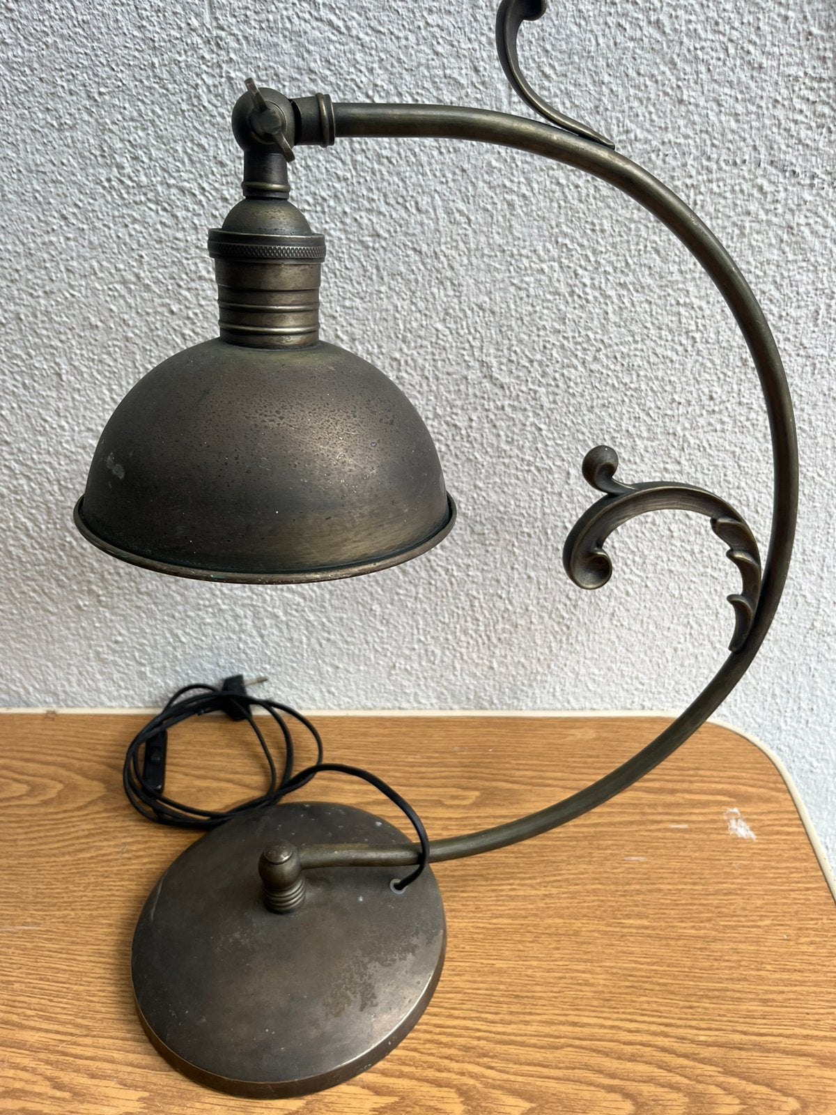 Lampe industrielle française du milieu du siècle, Antiquités & Art, Enlèvement