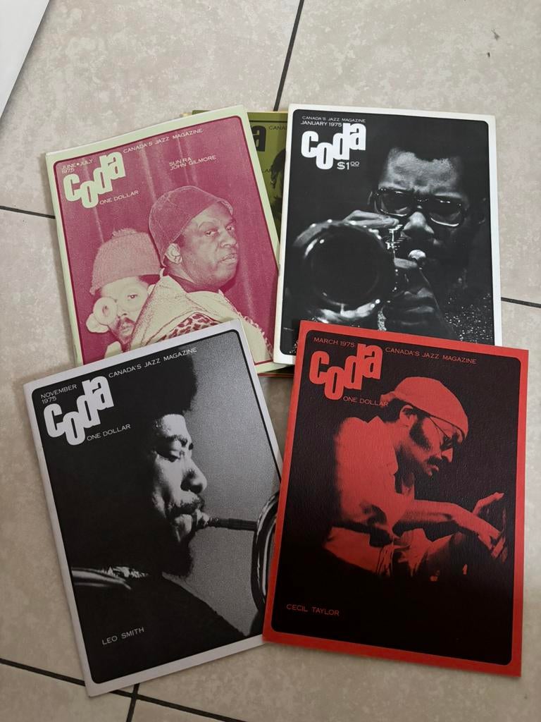 Lot de magazine Jazz CODA, Ophalen, Zo goed als nieuw, Jazz