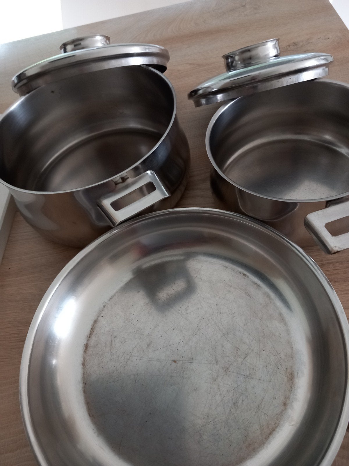 pan plus kookpotten, Huis en Inrichting, Keuken | Potten en Pannen, Ophalen
