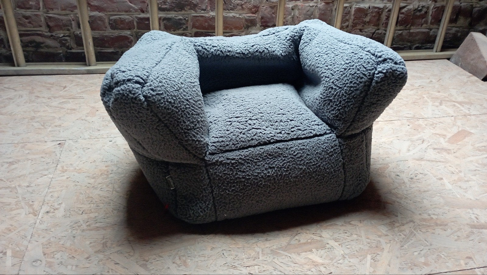 Fauteuil Poof enfant Jollein, Gris, Jollein, Siège, Enlèvement