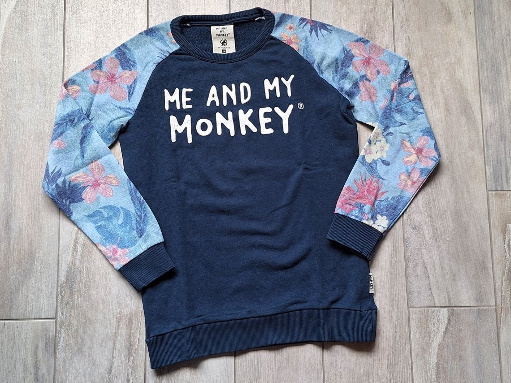 ★ M164 - Trui Me and my monkey, Kinderen en Baby's, Ophalen of Verzenden, Monkey, Jongen, Trui of Vest