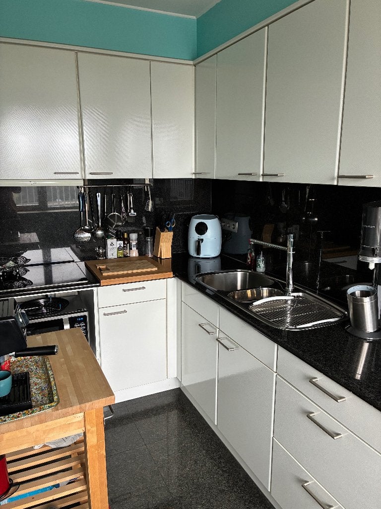 keuken gratis, Huis en Inrichting, Ophalen, Gebruikt, Wit, Hoekkeuken