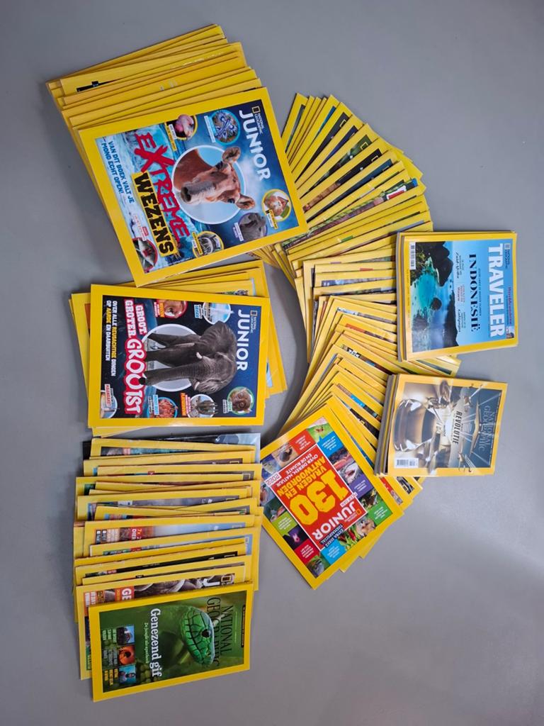 national geographic tijdschriften, Hobby en Vrije tijd, Ophalen