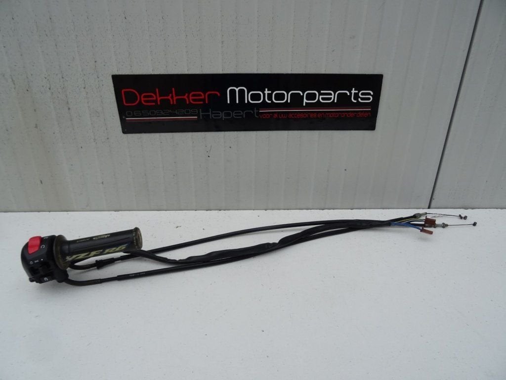 Startknop + Gashandvat Yamaha YZF R6 1999-2000-2001-2002, Motoren, Onderdelen | Yamaha, Gebruikt, Ophalen of Verzenden