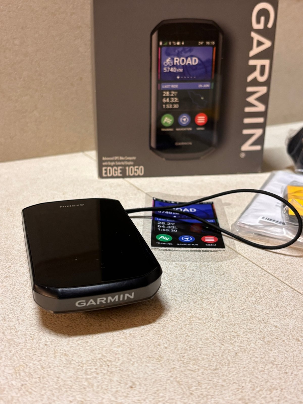 Garmin EDGE 1050, Ophalen, Zo goed als nieuw
