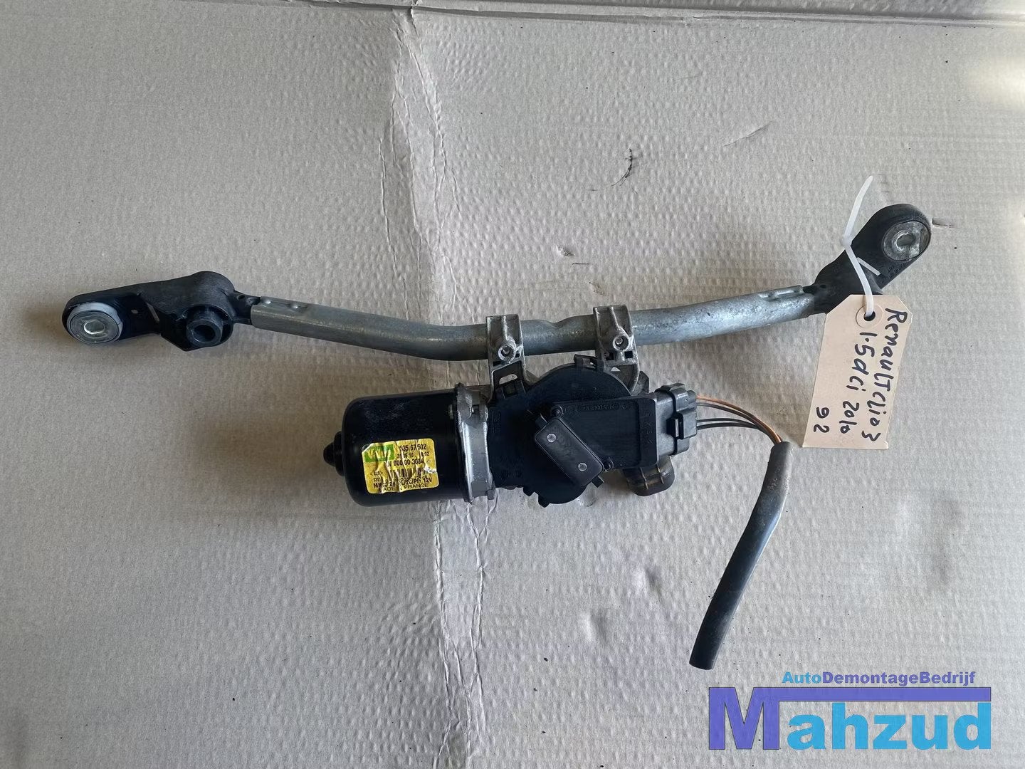 RENAULT CLIO 3 Ruitenwissermotor engels 8200268932, Autos : Pièces & Accessoires, Vitres & Accessoires, Renault, Utilisé