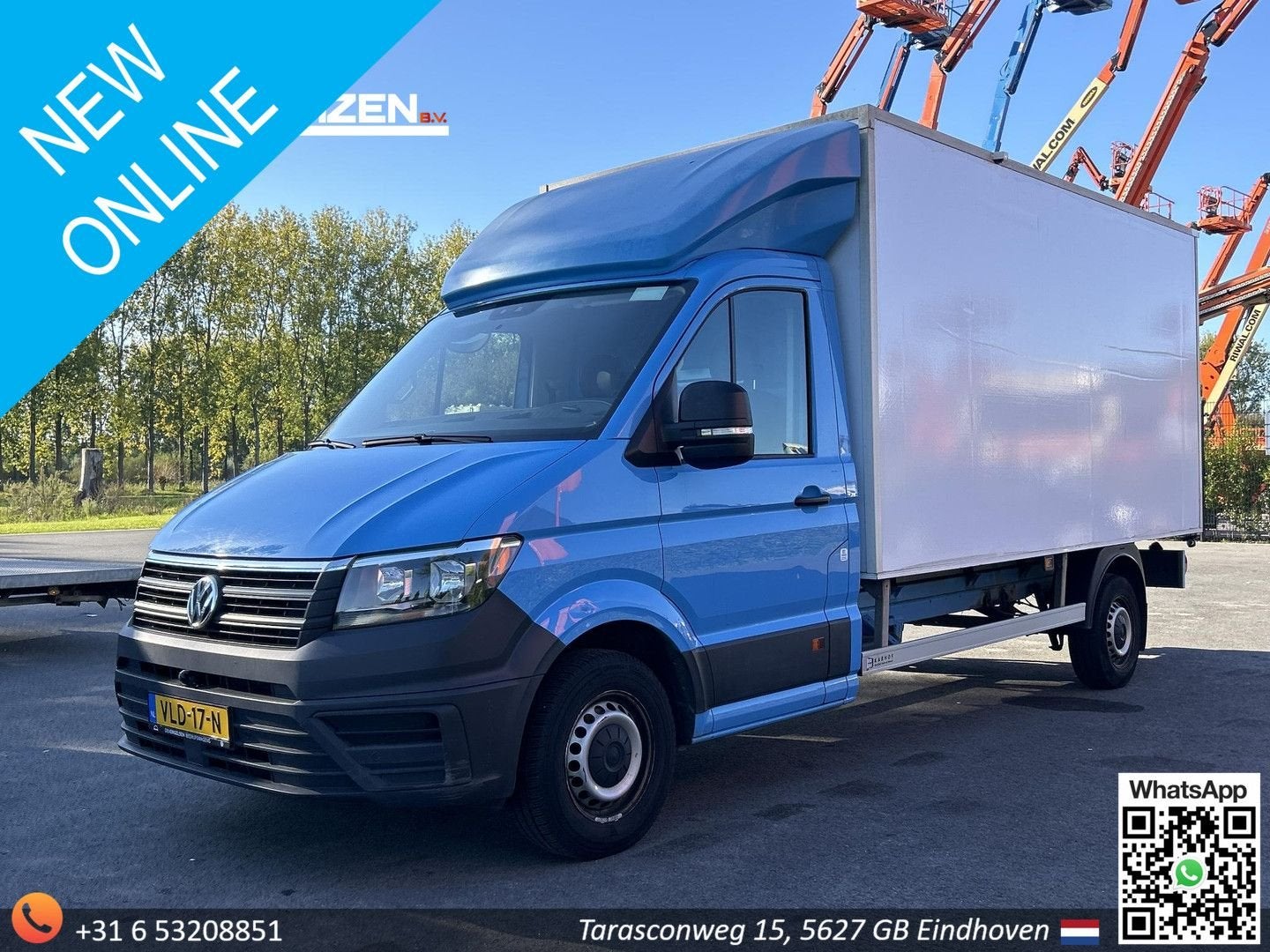 Volkswagen Crafter 35 2.0 TDI L4 Trendline | € 7.450,- NETTO, Blauw, Bedrijf, 277 g/km, Electronic Stability Program (ESP)