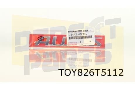 Toyota Auris embleem achterklep tekst ''Auris'' Origineel!, Neuf, -, -, Toyota