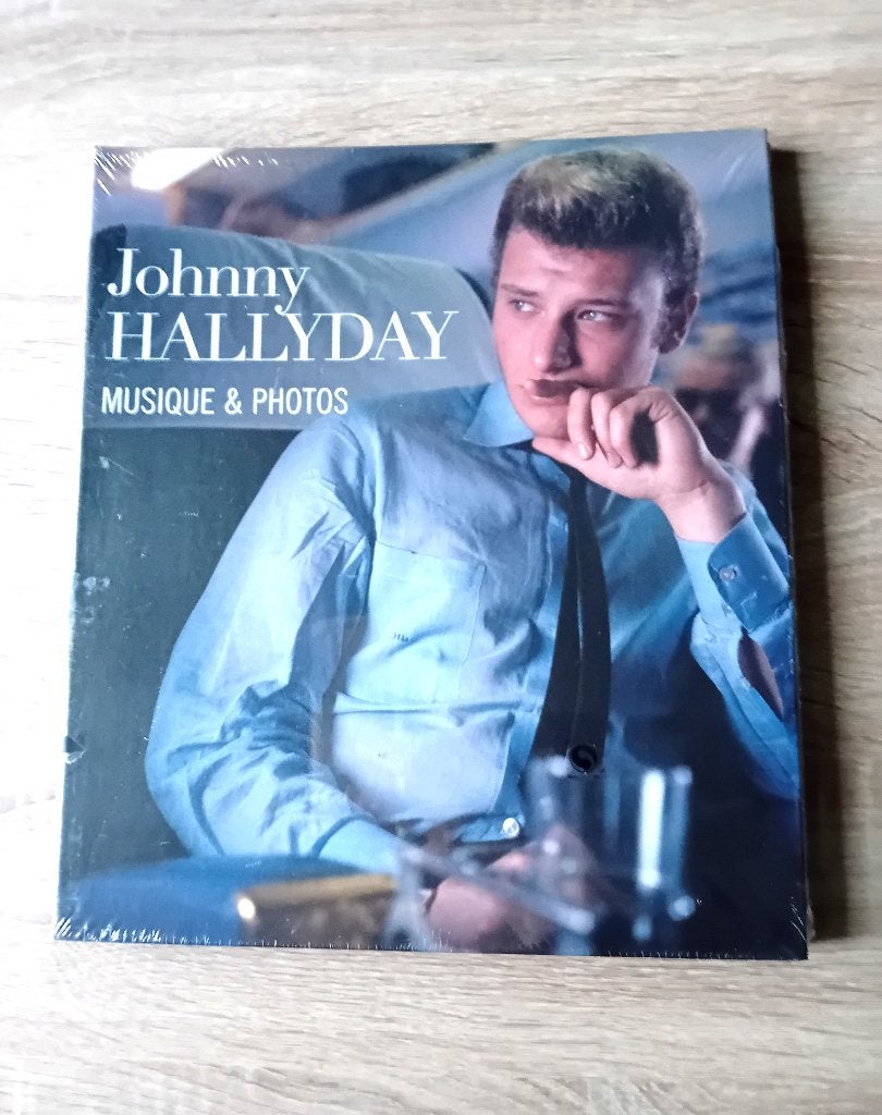 Johnny Hallyday coffret " Musique & photos " neuf sous cello, Enlèvement, Neuf, dans son emballage, Coffret