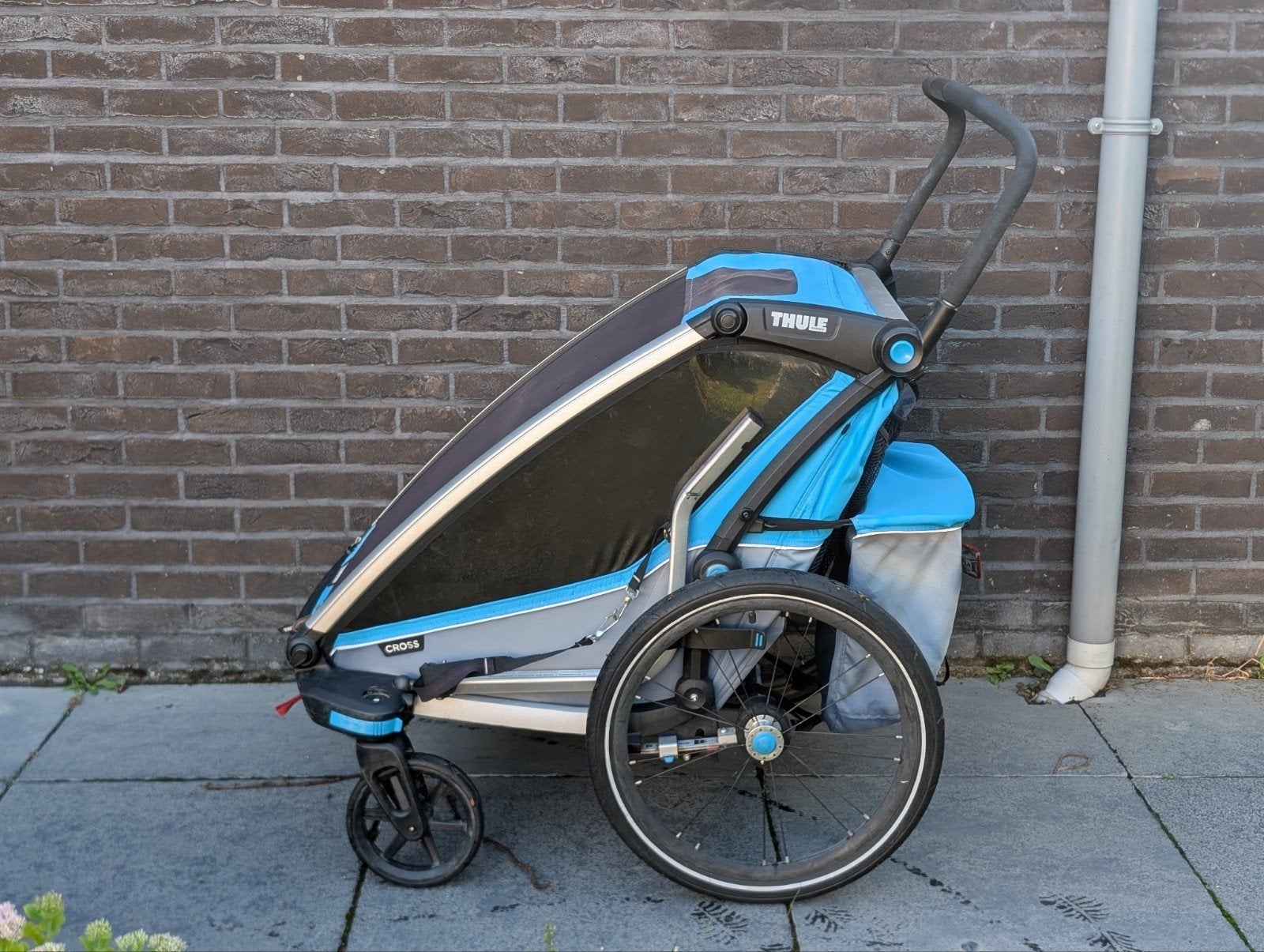 Fietskar Thule Chariot cross 2, Ophalen, Gebruikt, Opvouwbaar, Thule