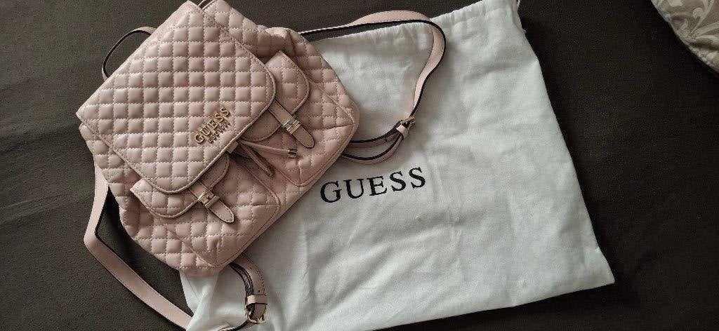 GUESS RUGZAKJE, ROZE (leder), Ophalen, Zo goed als nieuw, Roze, Overige typen